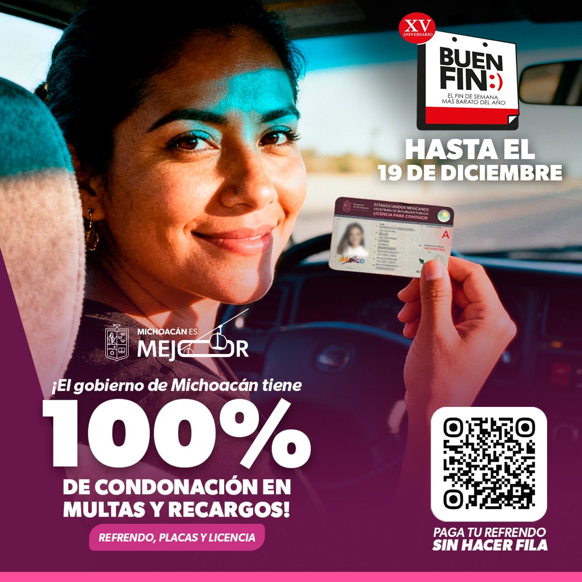 Viernes 19, último día de condonación de multas y recargos en trámites vehiculares