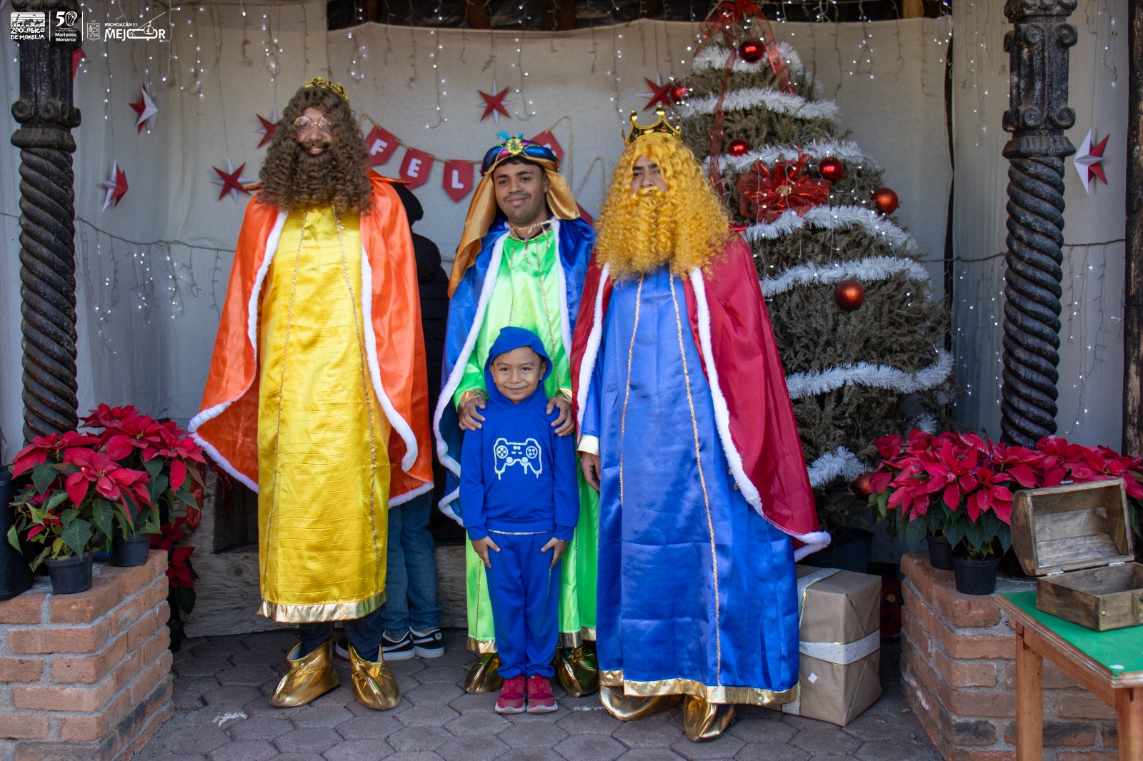 ¡Llegan los Reyes Magos al Zoológico de Morelia! Ve por tu foto y entrega tu carta
